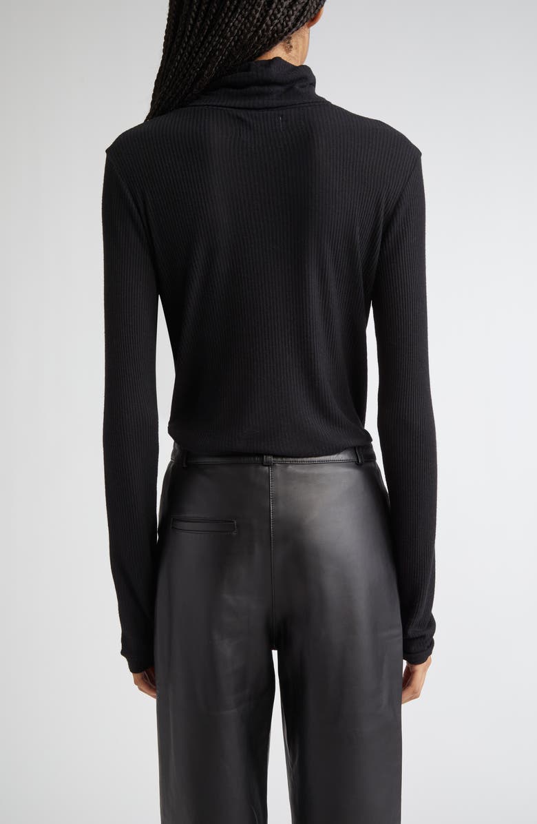 LOULOU DE SAISON Loulou Studio Turtleneck, Alternate, color, Black