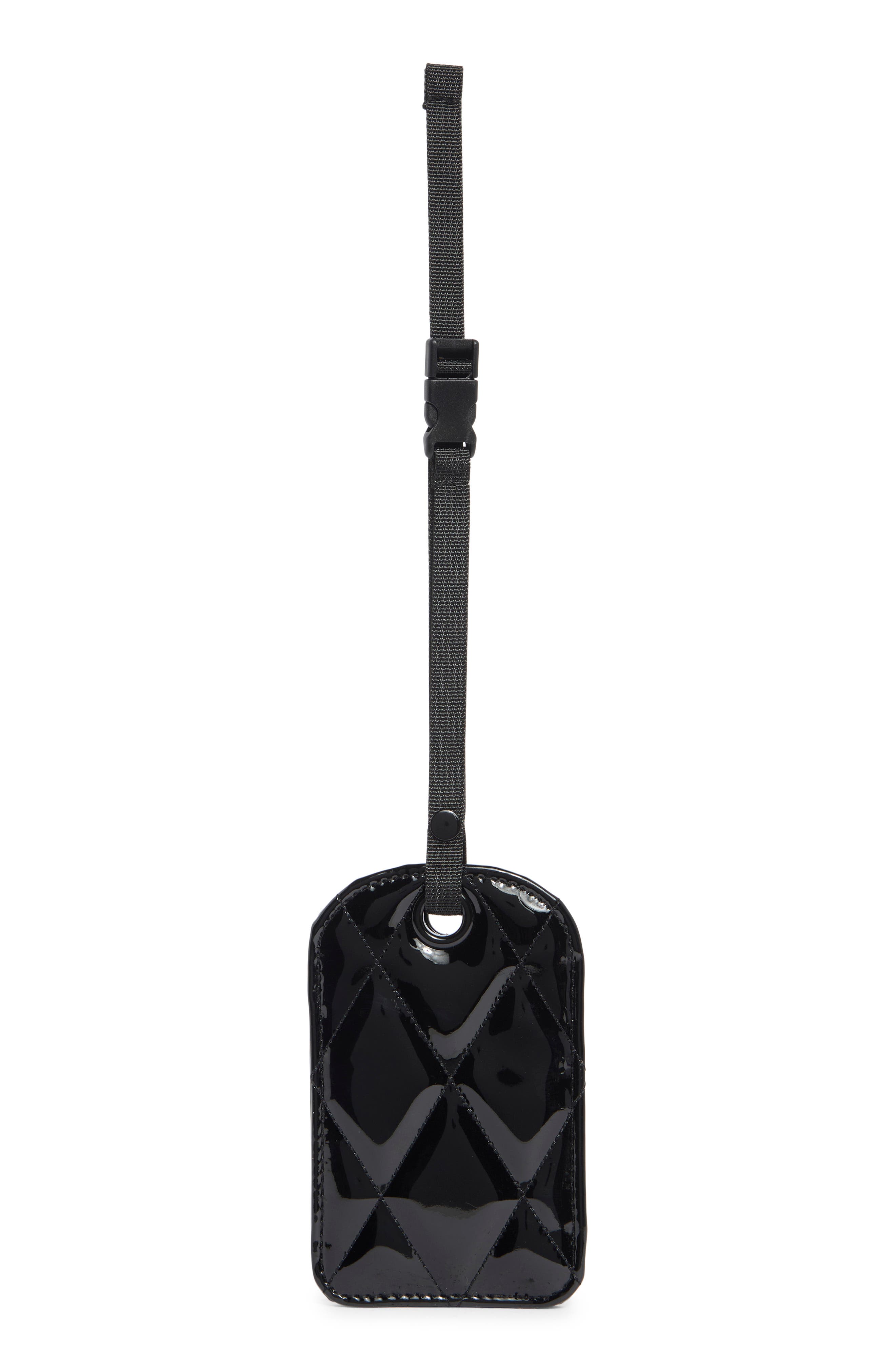 Taylor Quilted Faux Leather Luggage Tag