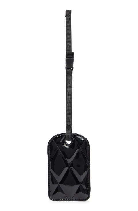 Taylor Quilted Faux Leather Luggage Tag