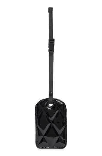 Taylor Quilted Faux Leather Luggage Tag