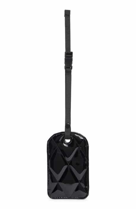 Taylor Quilted Faux Leather Luggage Tag