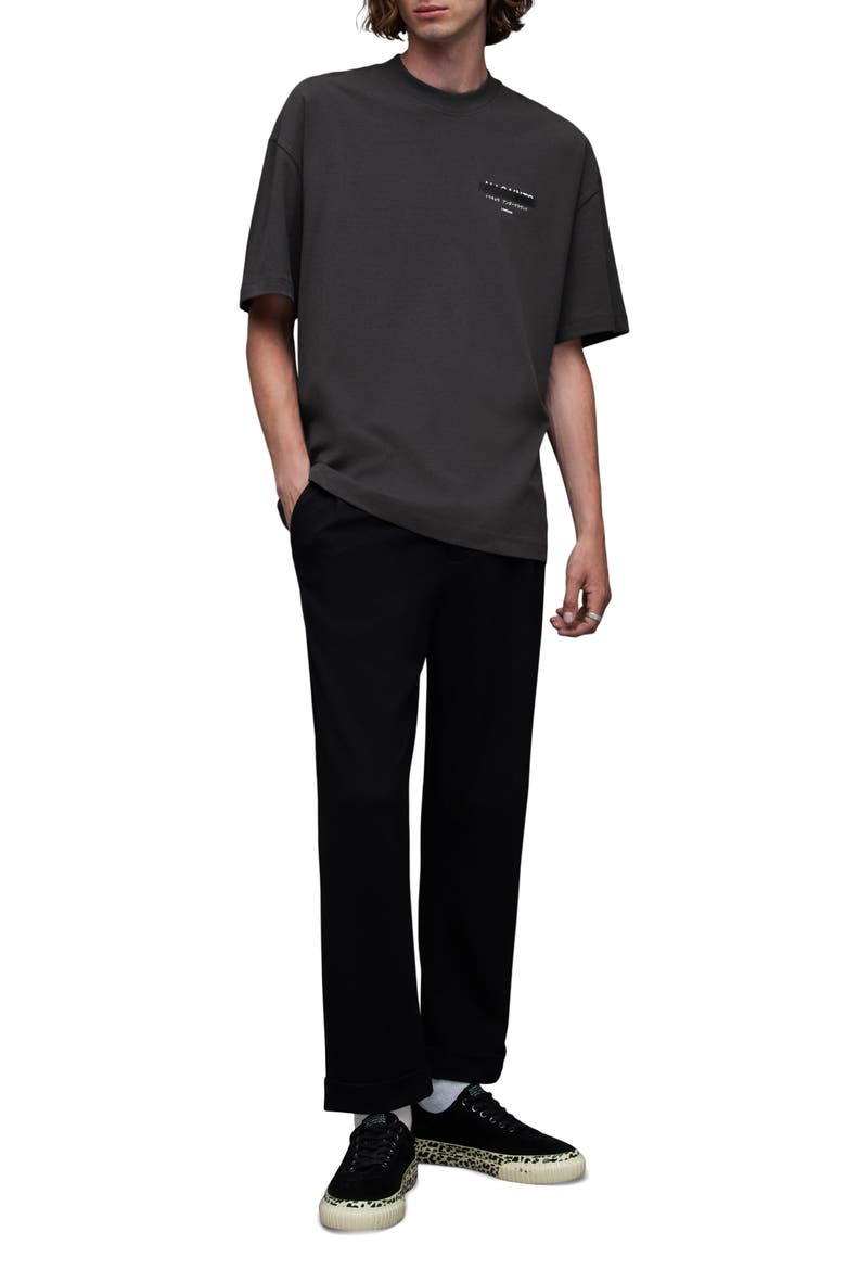 Redact Mock Neck Graphic T-Shirt, Alternate, color, WASHED BLACK