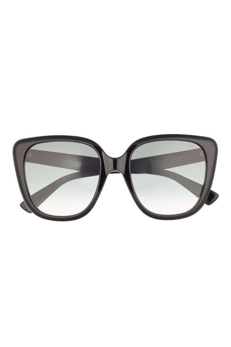Cat Eye Sunglasses, Main, color, BLACK BLACK GREY