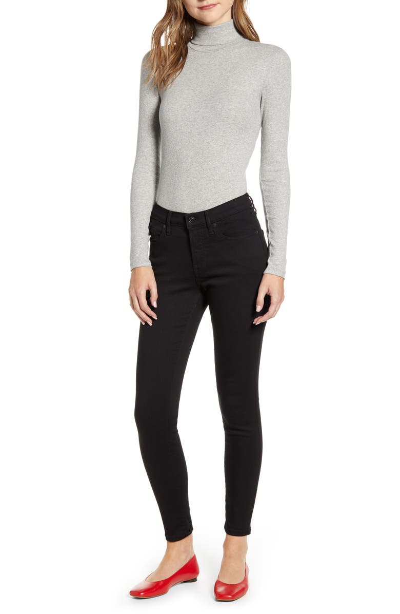 Everlane The Authentic Stretch Mid Rise Skinny Jeans, Alternate, color, 