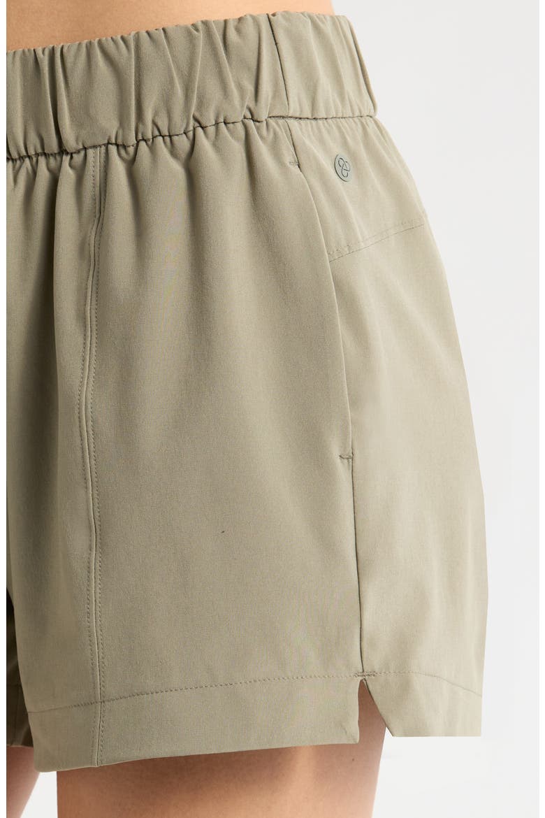 Out & About Shorts, Alternate, color, GREEN VETIVER