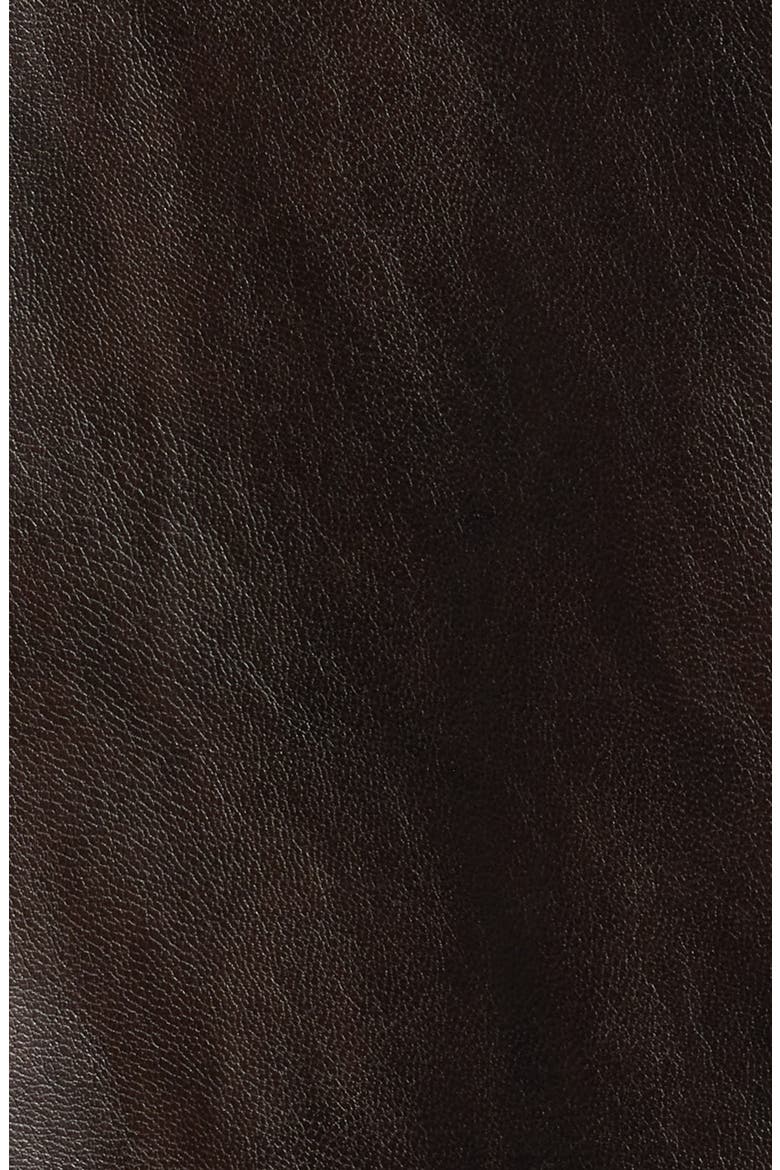 Marti Faux Leather Jacket, Alternate, color, BROWN