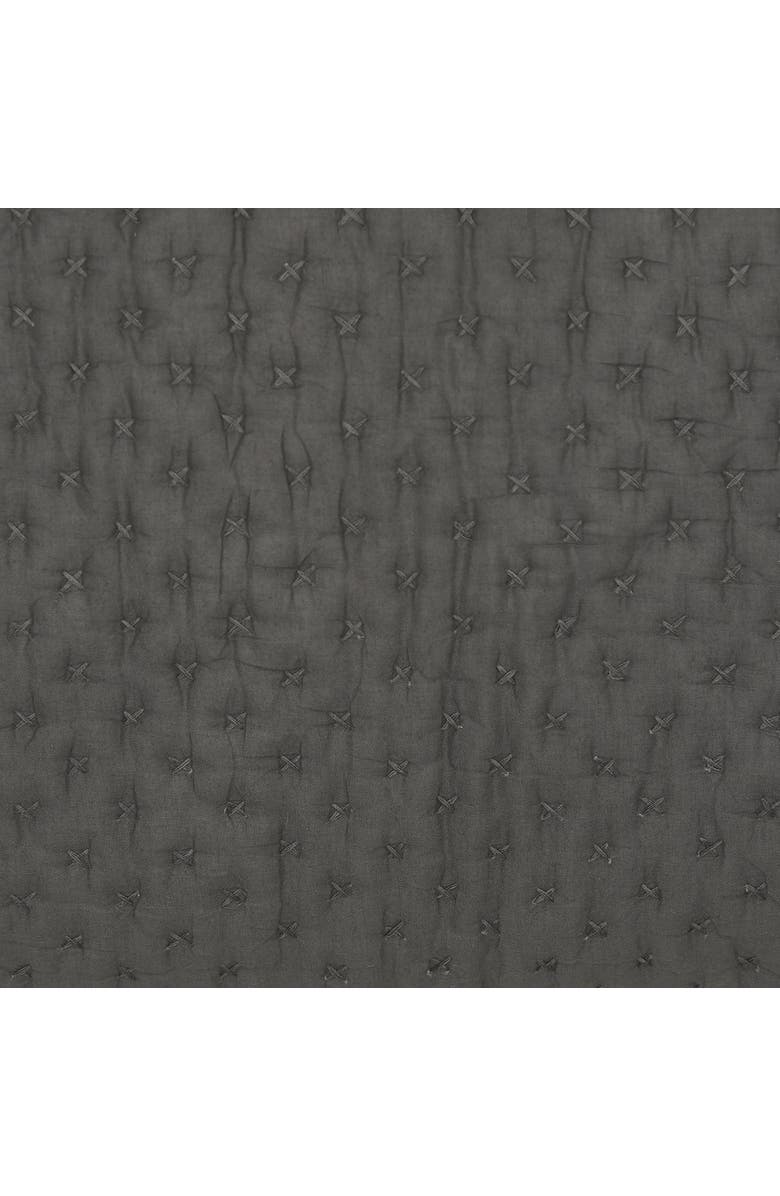 ELISABETH YORK Mila Shale Coverlet Quilt, Alternate, color, Gray