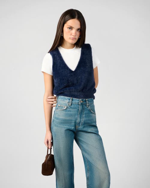 Weworewhat V-neck Sweater Vest In Blue
