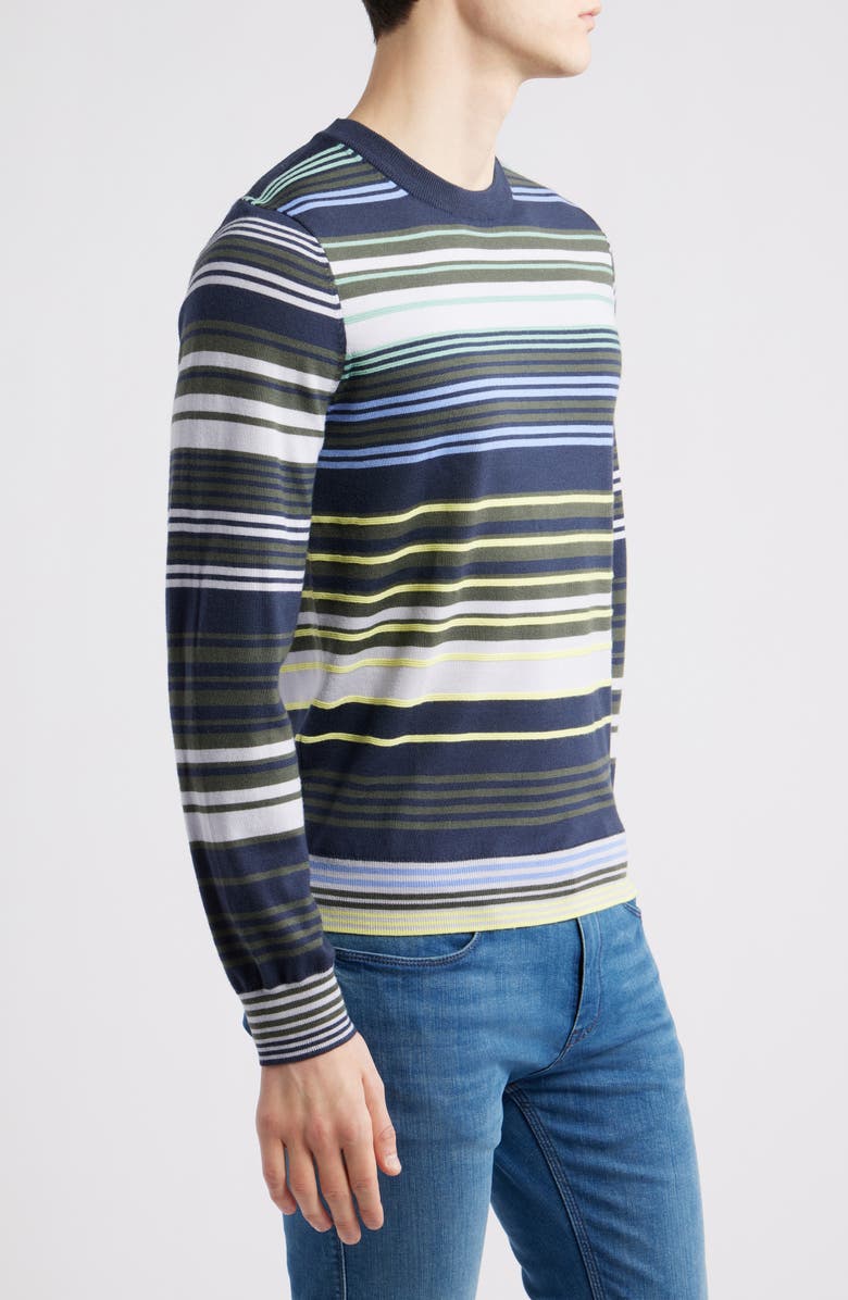 Paul Smith Stripe Merino Wool Sweater, Alternate, color, 