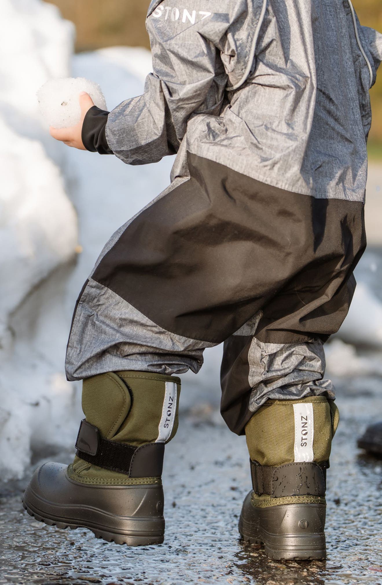 Kids' Trek Ultra Lightweight Insulated Snow Boot, Alternate, color, CYPRESS