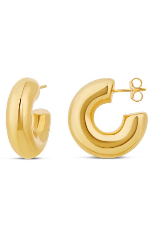 Shymi Chunky Hoop Earrings In Gold