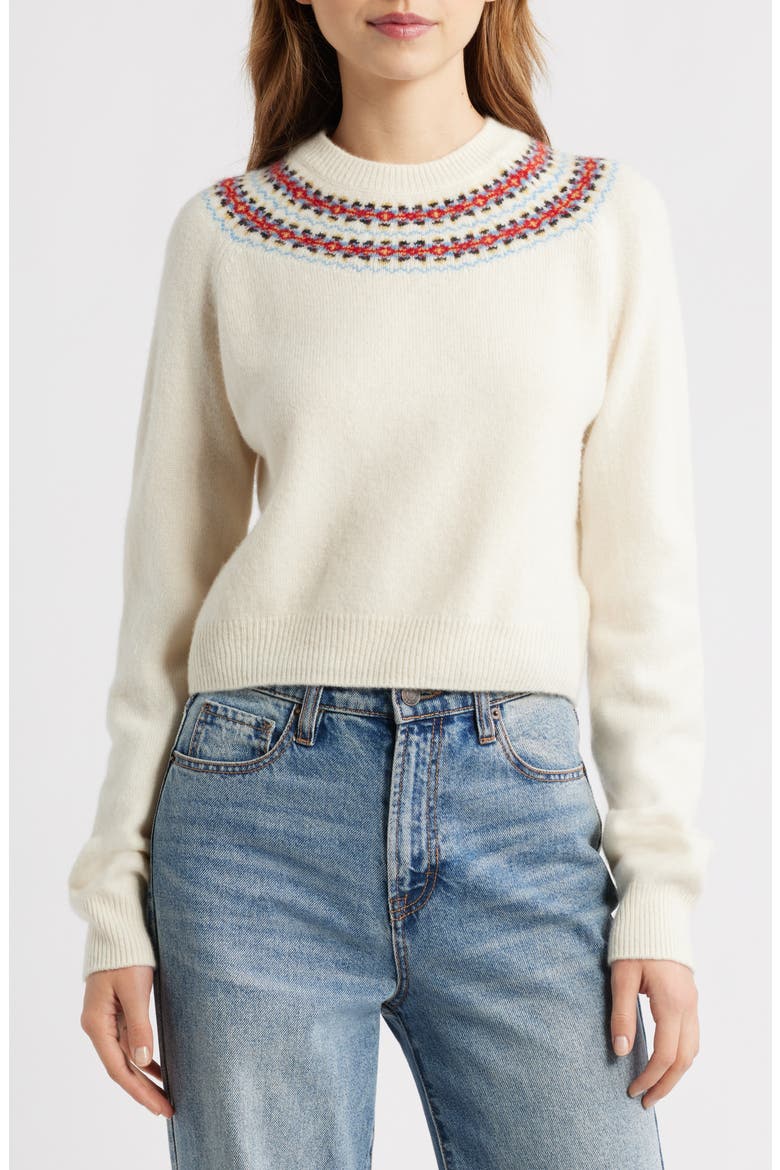 Boniface Fair Isle Sweater, Main, color, IVORY ANNECY FAIR ISLE
