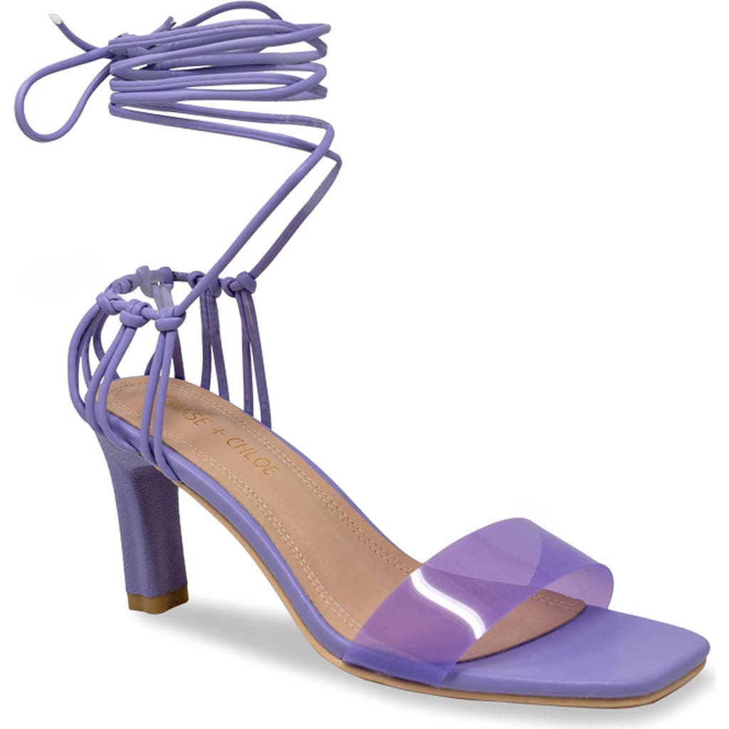 Chase & Chloe Chase And Chloe Vance Ankle Wrap Sandal