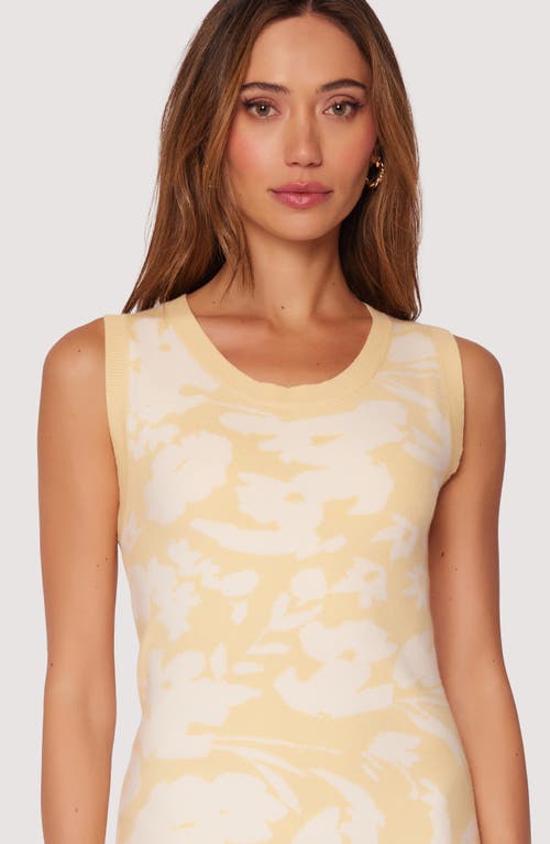 Lost + Wander Aurora Bliss Sleeveless Sweater Maxi Dress In Butter-yellow
