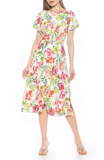 ALEXIA ADMOR ALEXIA ADMOR LOTTIE DOLMAN SLEEVE DRESS