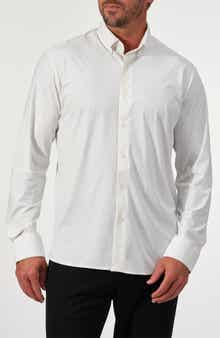 STUDIO GARNET LOS ANGELES Solid Performance Stretch Button-Up Shirt