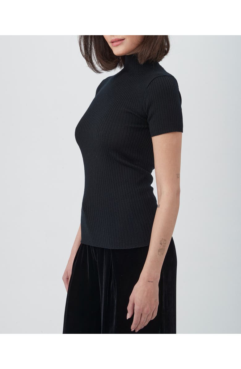 Trina Turk Armeni Mock Neck, Alternate, color, Black