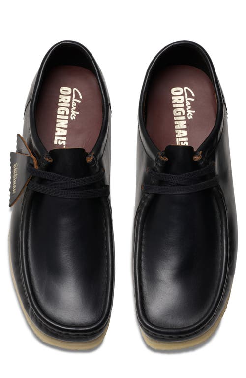 Clarksr Clarks(r) Wallabee Chukka Boot In Black Smooth Leather