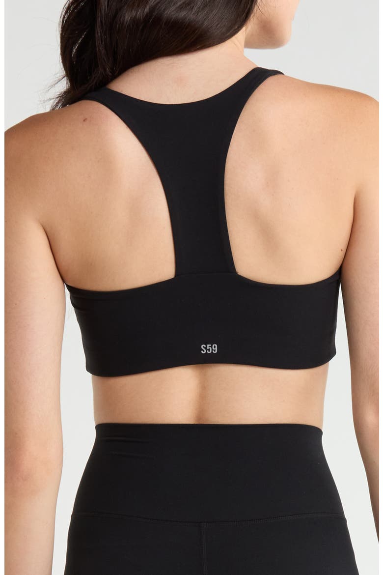Sara Airweight Bra, Alternate, color, BLACK