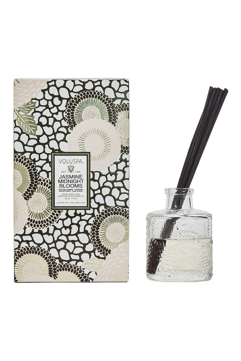 Jasmine Midnight Blooms Reed Diffuser, Main, color, JASMINE MIDNIGHT BLOOMS