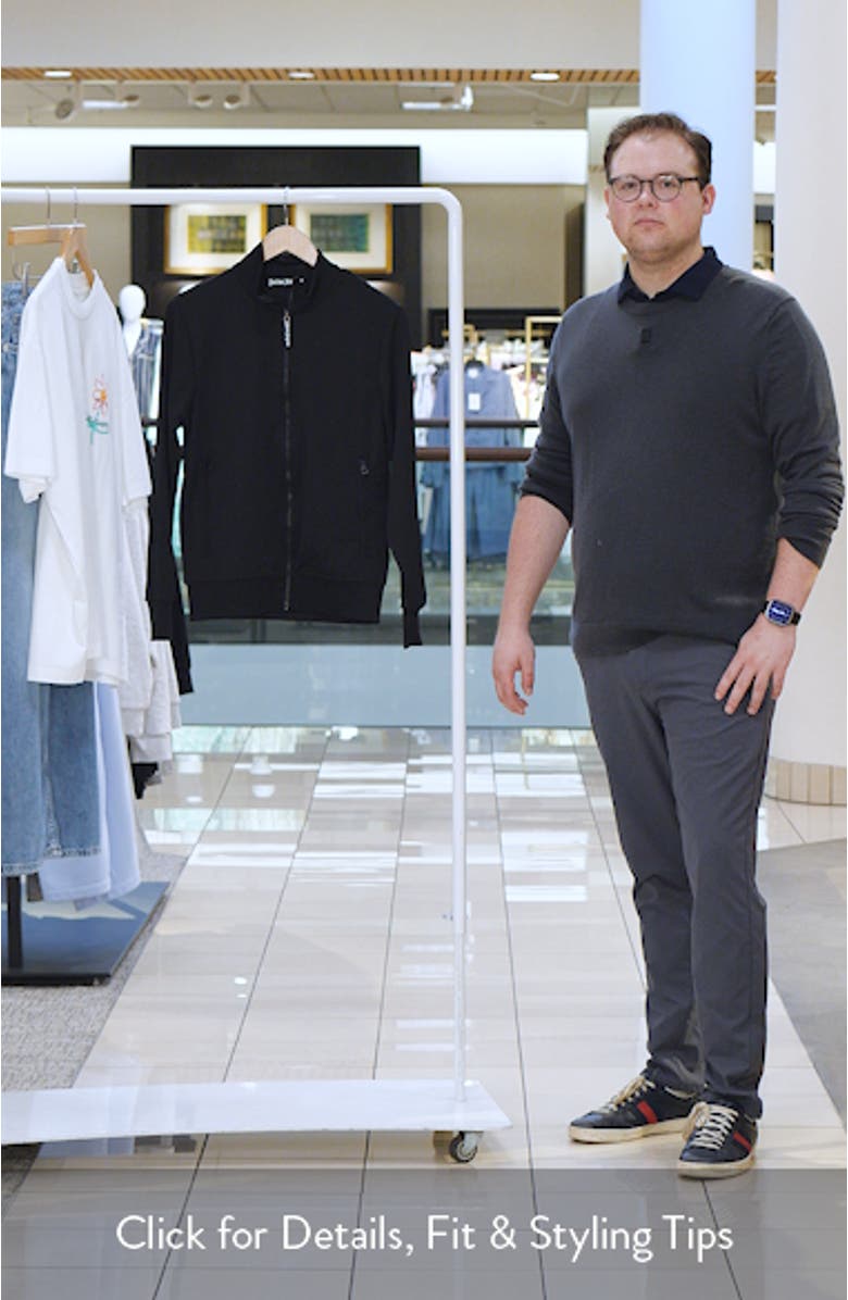 Back Curved Logo Track Jacket, sales video thumbnail