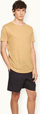 Orlebar Brown Alex Lino Relaxed Fit Italian Linen Drawcord Shorts