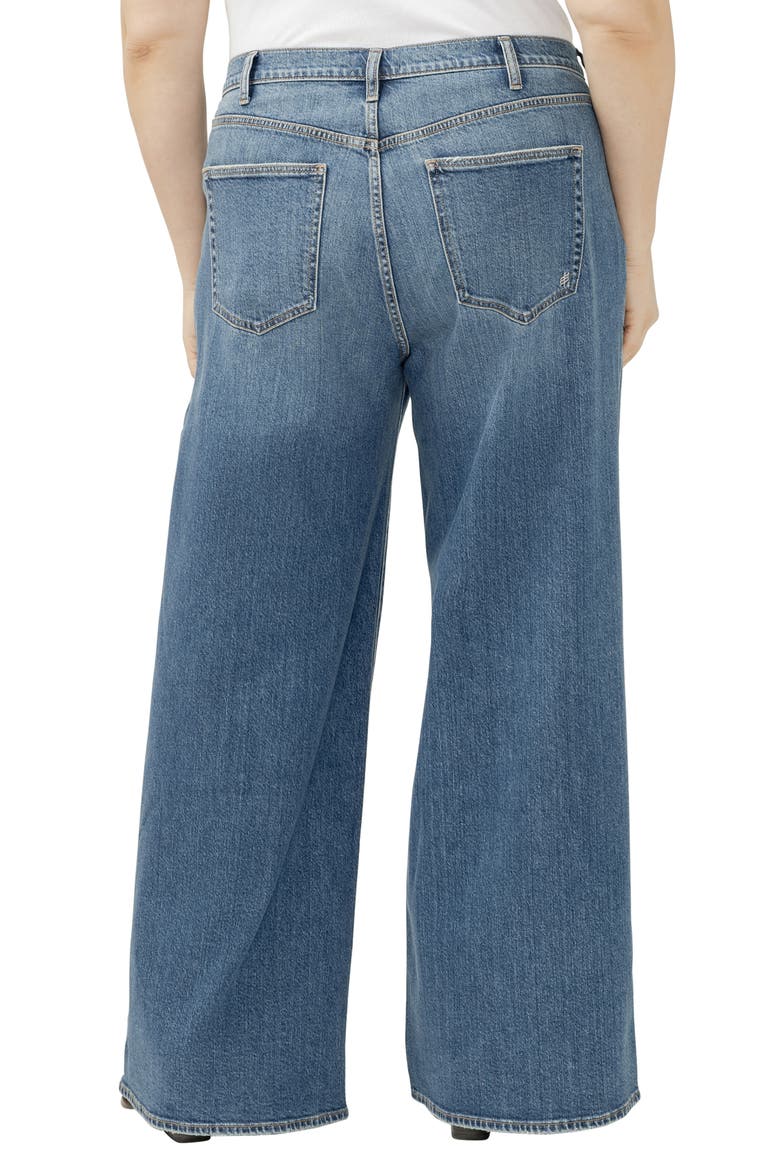 Highly Desirable V-Yoke High Waist Ultra Wide Leg Jeans, Alternate, color, PICADILLY