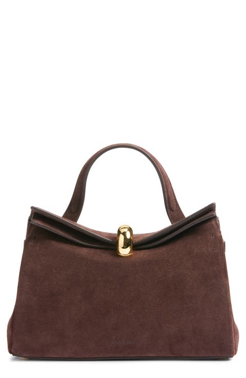 Le Petit Valerie Leather Top Handle Bag