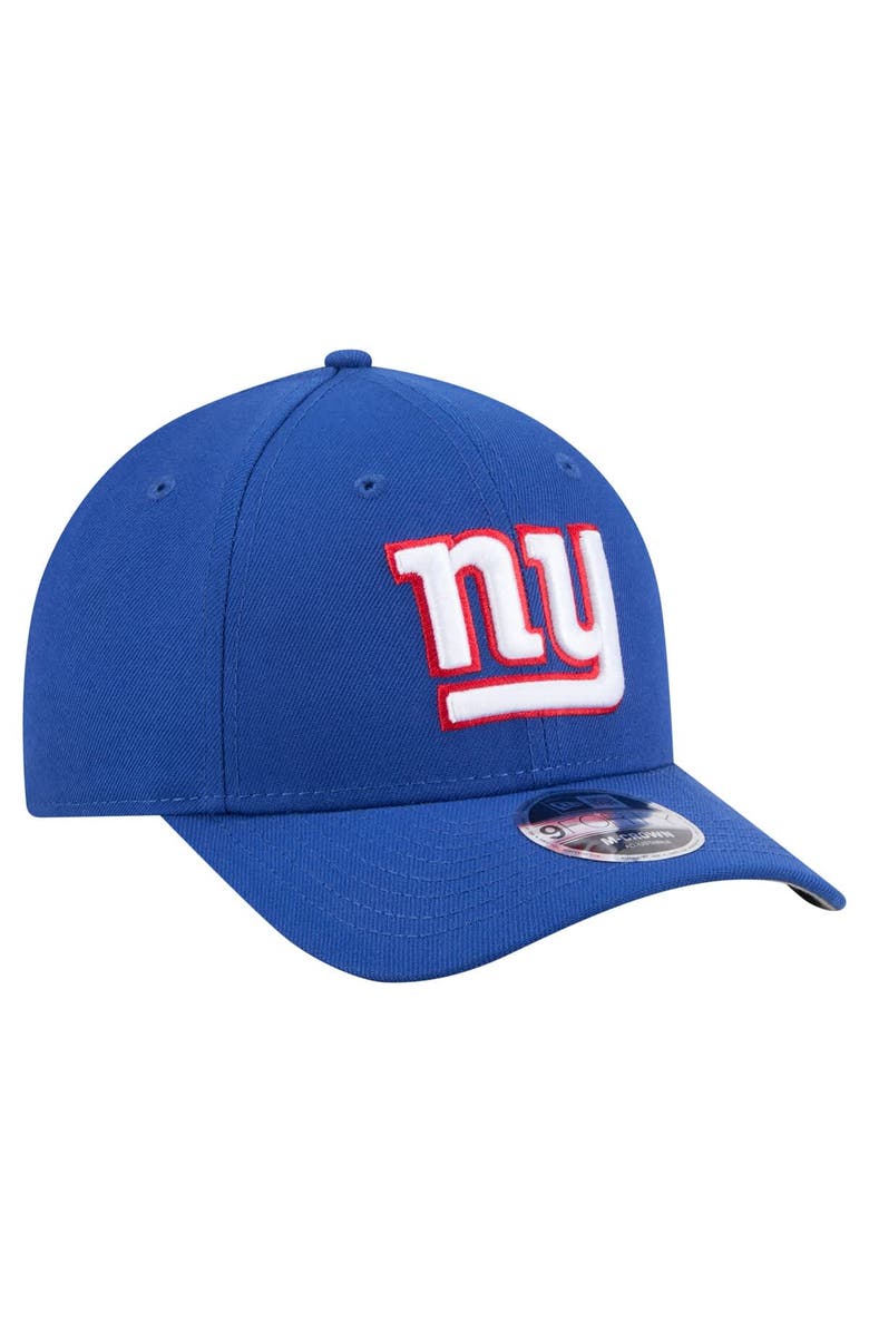 New Era Men's New Era Blue New York Giants Team Collection 9FORTY M-Crown Adjustable Hat, Alternate, color,