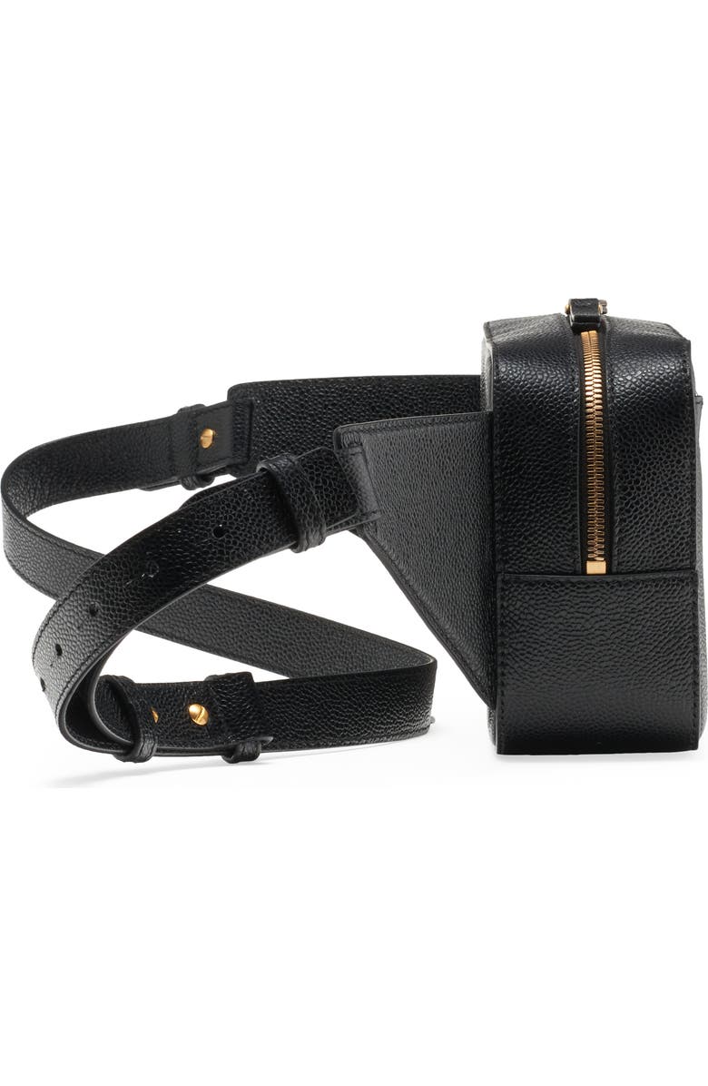 Thom Browne Pebbled Leather Belt Bag, Alternate, color,