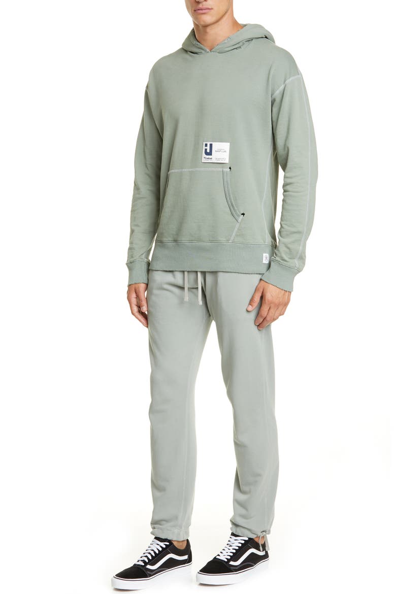 Relaxed Hooded Sweatshirt (Nordstrom Exclusive), Alternate, color, GREEN