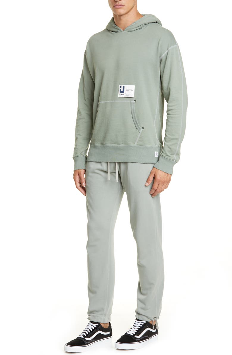 Reigning Champ Relaxed Hooded Sweatshirt, Alternate, color, 