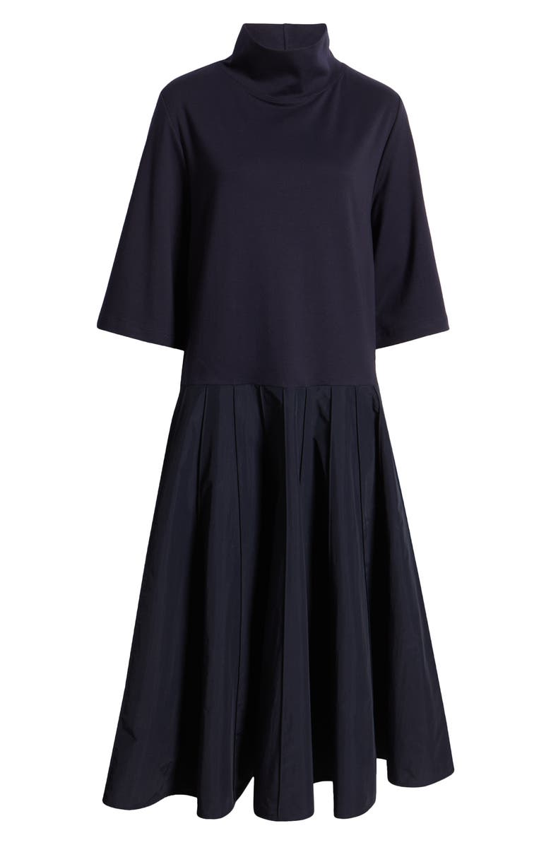 COS Panelled Funnel Neck Midi Dress, Alternate, color, 