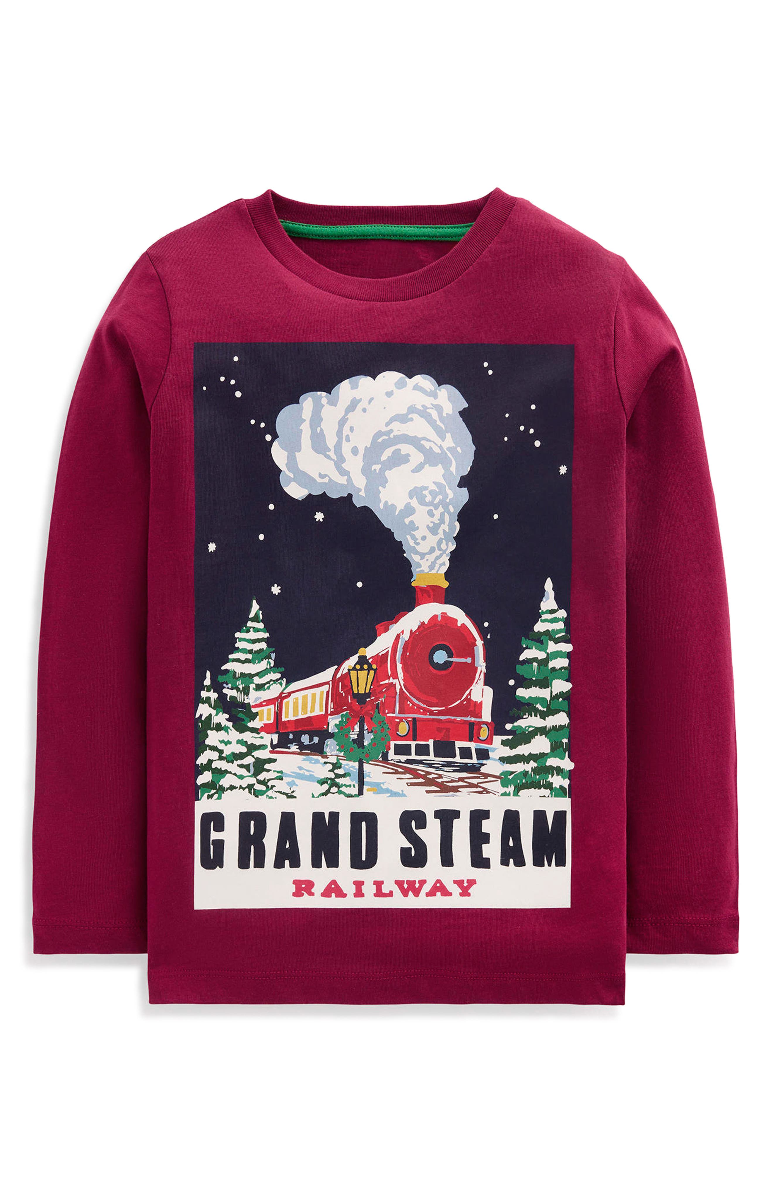 selected RED STEAM TRAIN