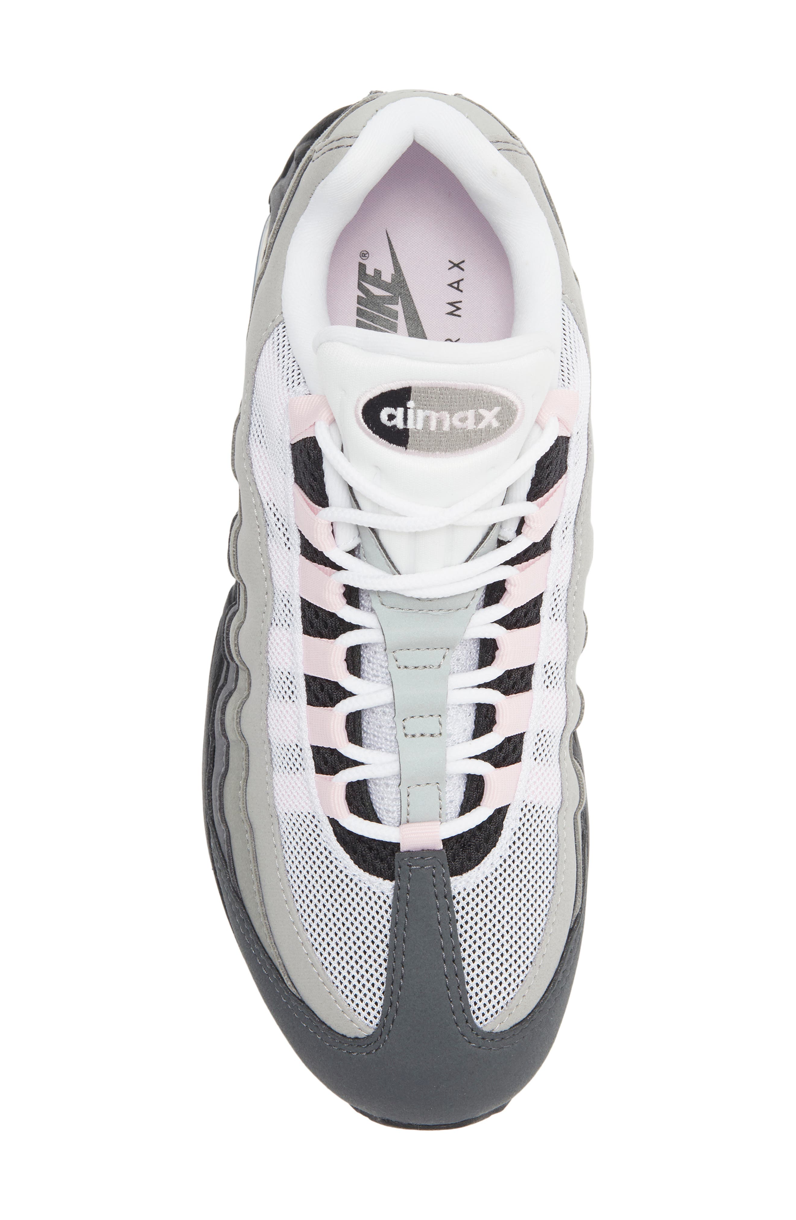Nike Air Max 95 Big Bubble Sneaker, Alternate, color, Black/ Pink/ White/ Silver