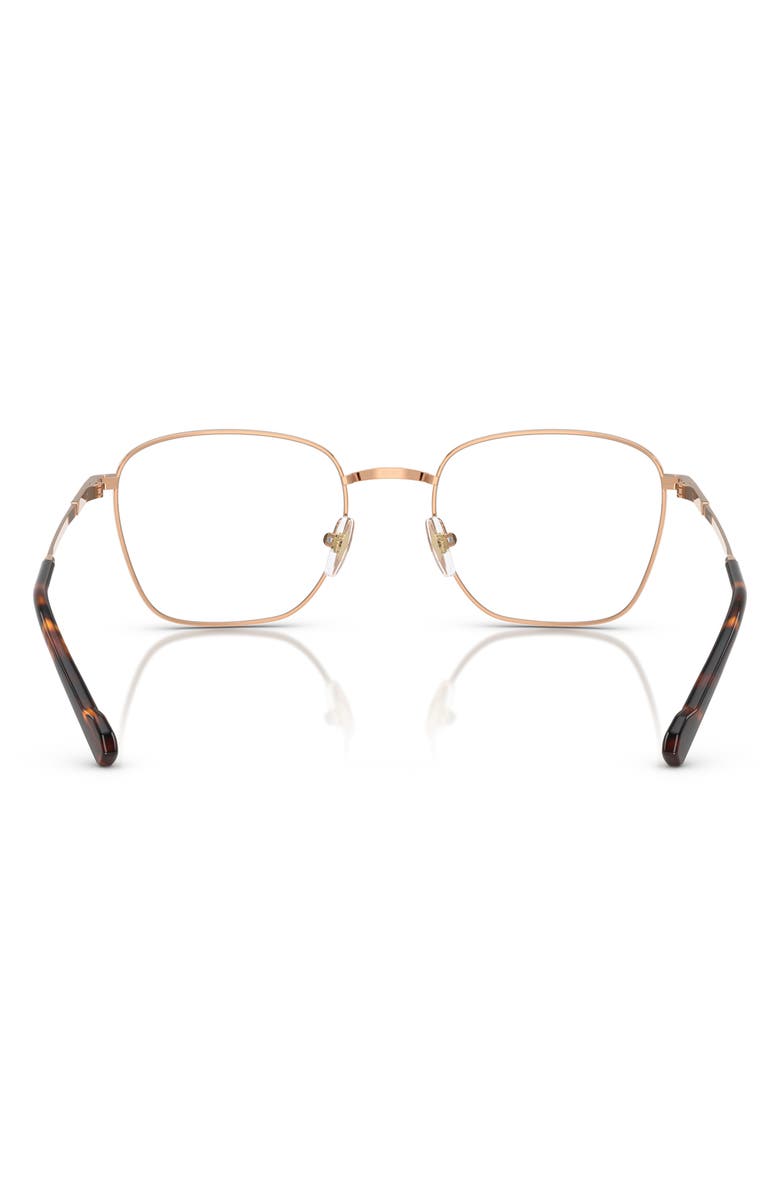 VOGUE 51mm Pillow Optical Glasses, Alternate, color, Rose Gold