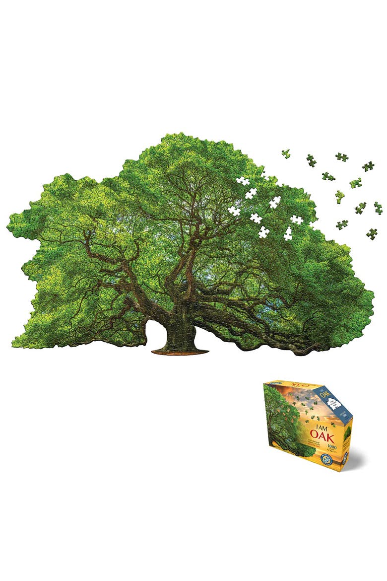 I Am Oak 1000 Piece Tree Shaped Jigsaw Puzzle, Alternate, color, Multicolored