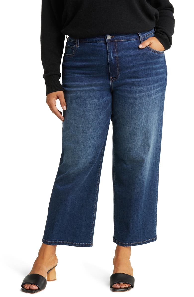 KUT from the Kloth Fab Ab High Waist Ankle Wide Leg Jeans, Main, color,