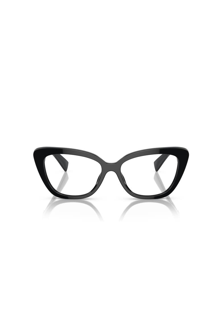 55mm Cat Eye optical glasses, Alternate, color, Black