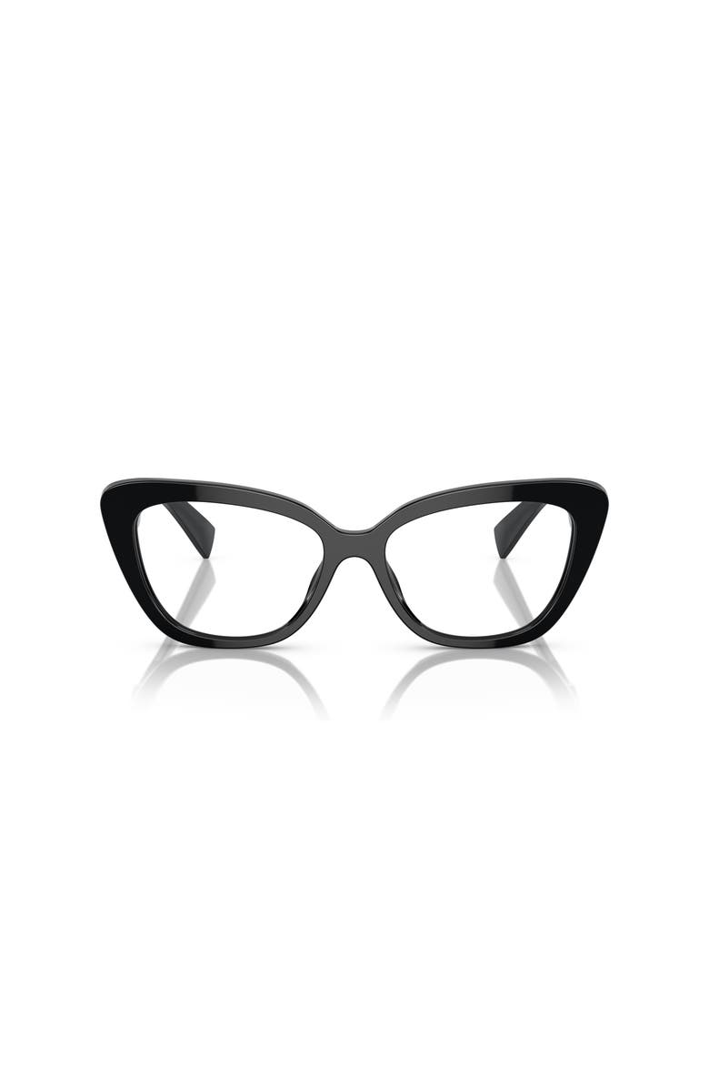 Miu Miu 55mm Cat Eye optical glasses, Alternate, color, Black