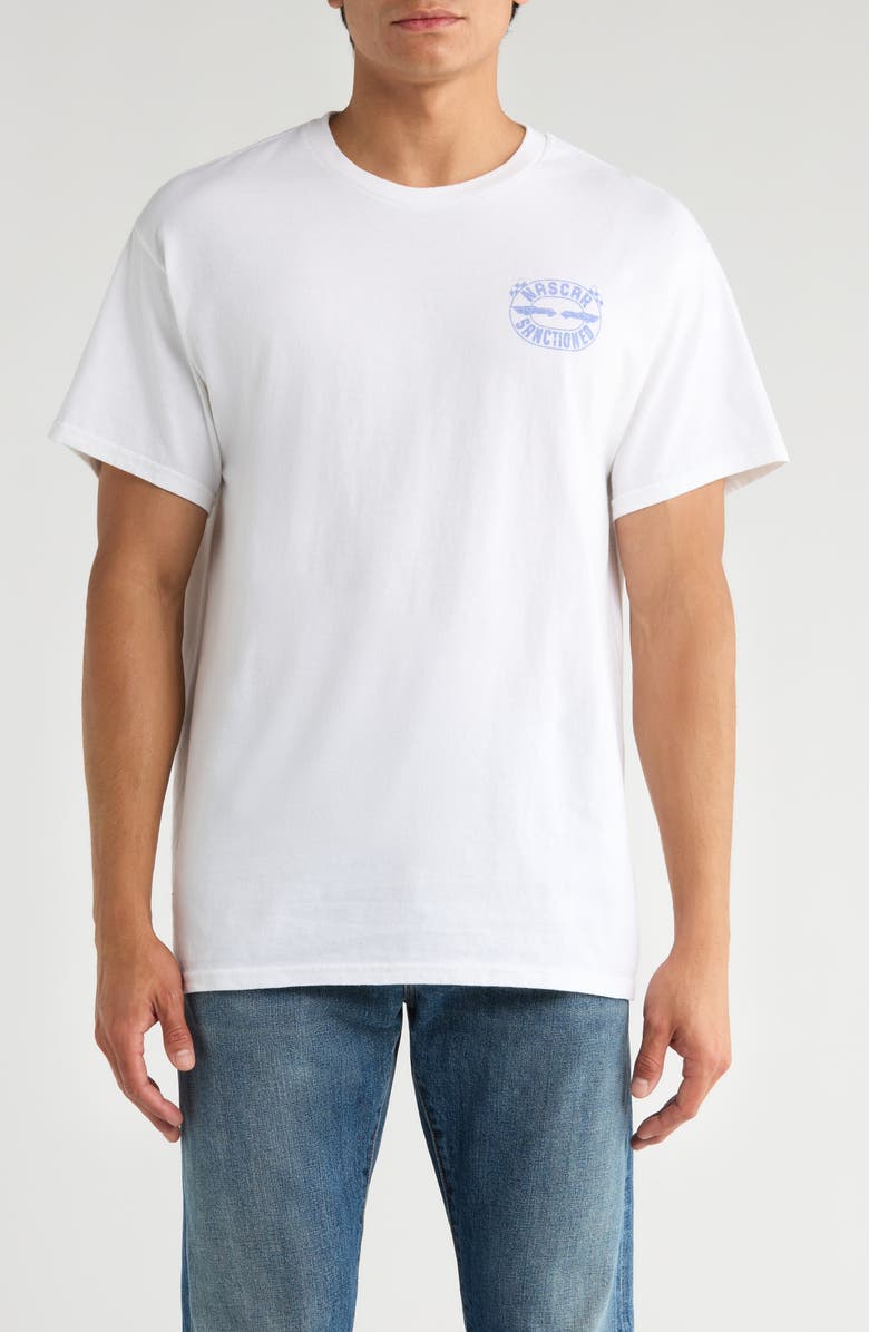 Junk Food Daytona USA Graphic T-Shirt, Main, color, White