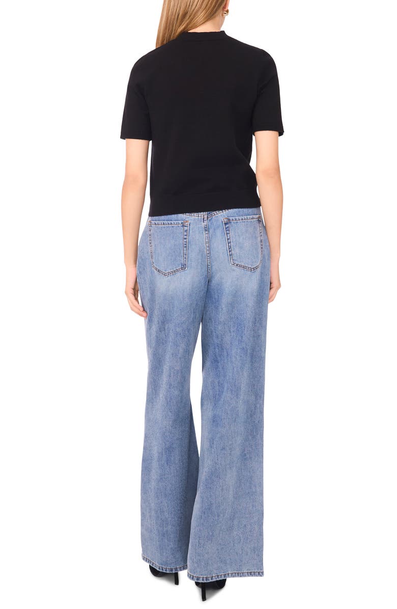 1.STATE Saddle Short Sleeve Sweater, Alternate, color,