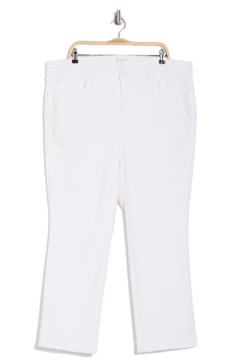 Good Curve Straight Leg Jeans (White 001) (Regular & Plus)