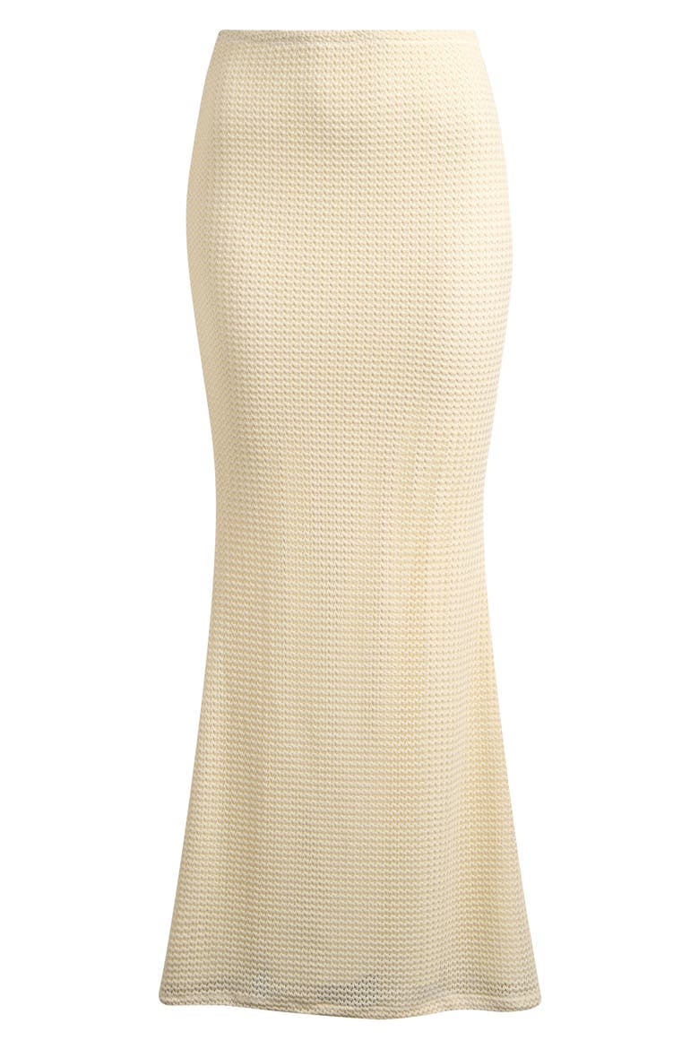 Natalia Cover-Up Maxi Skirt, Alternate, color, BONE CROCHET
