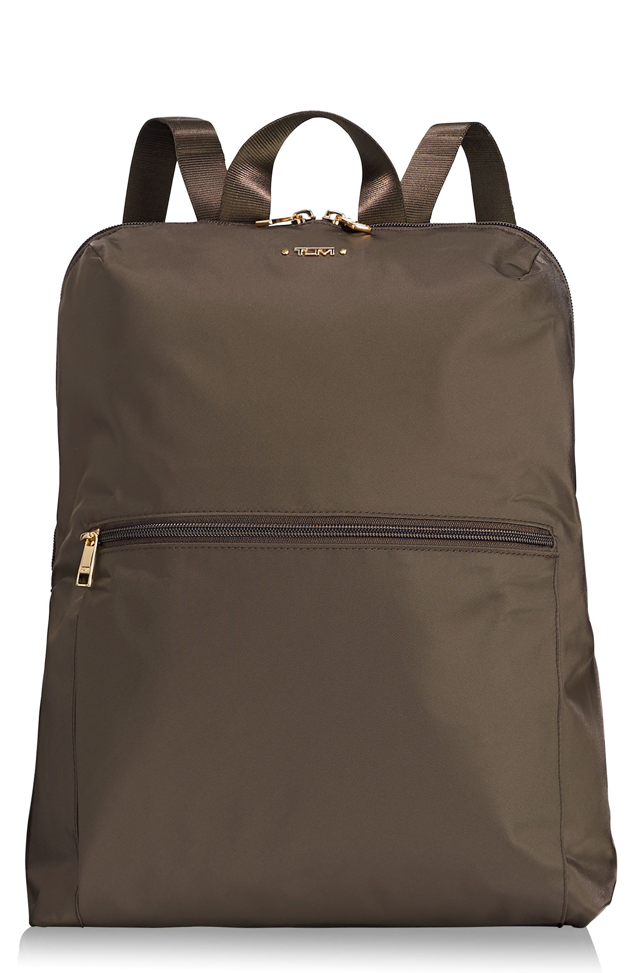 Voyageur - Just in Case Nylon Travel Backpack, Main, color, MINK