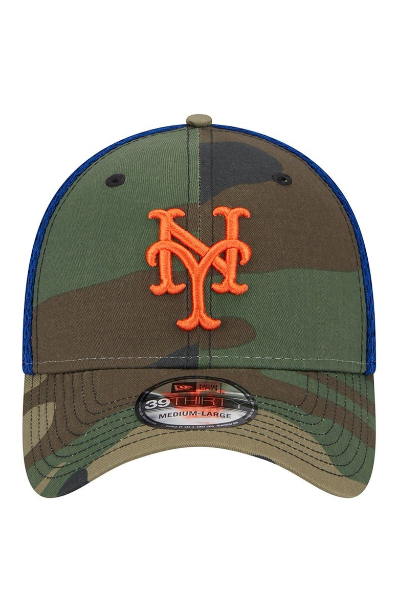 New Era Men's New Era Camo New York Mets Team Neo 39THIRTY Flex Hat, Alternate, color, 