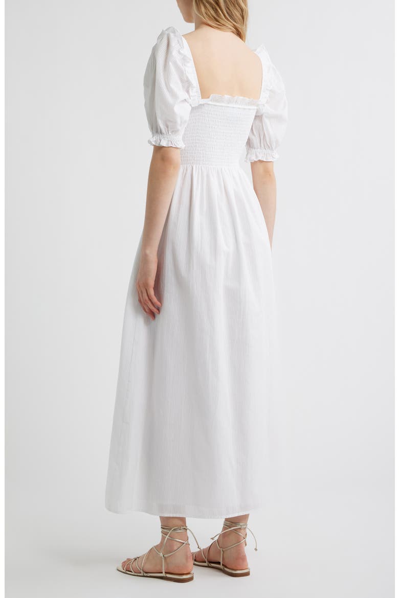 The Scarlett Nap® Fit & Flare Midi Dress, Alternate, color, WHITE