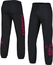 PLEASURES Men's PLEASURES Black St. Louis Cardinals Opening Day Sweatpants