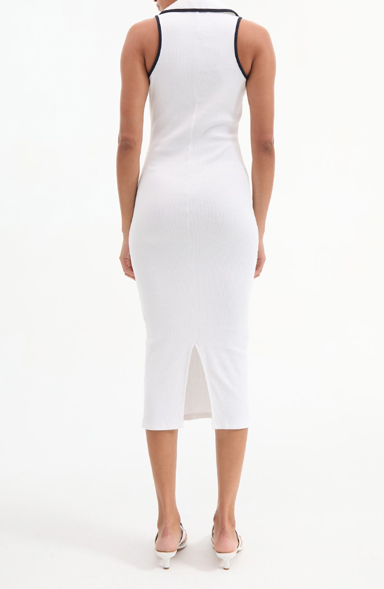 Darien Stretch Cotton Polo Dress - image 2