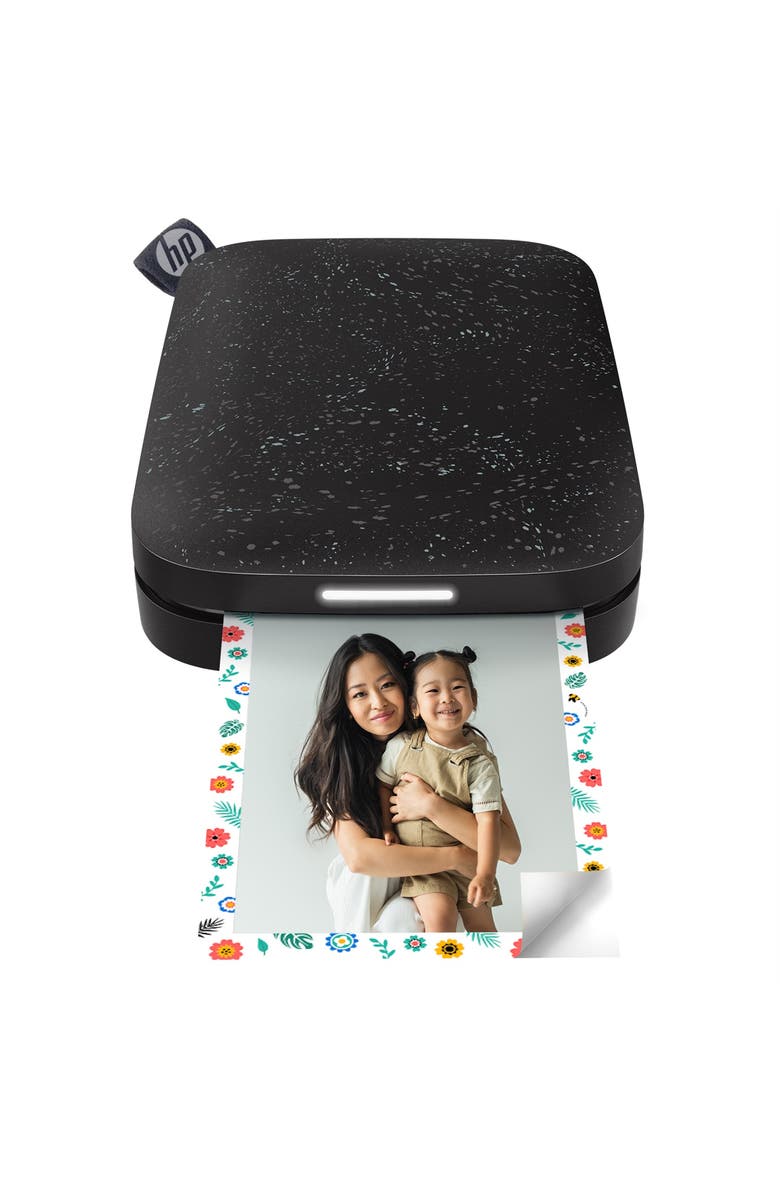 HP Sprocket Portable 2x3 Instant Photo Printer, Prints From iOS or Android Devices, Main, color, Black